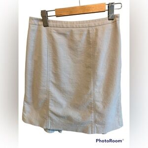 ANN TAYLOR Textured Skirt with Ruffles